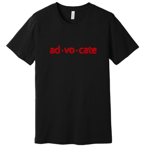 Advocate red print T-shirt Thumbnail